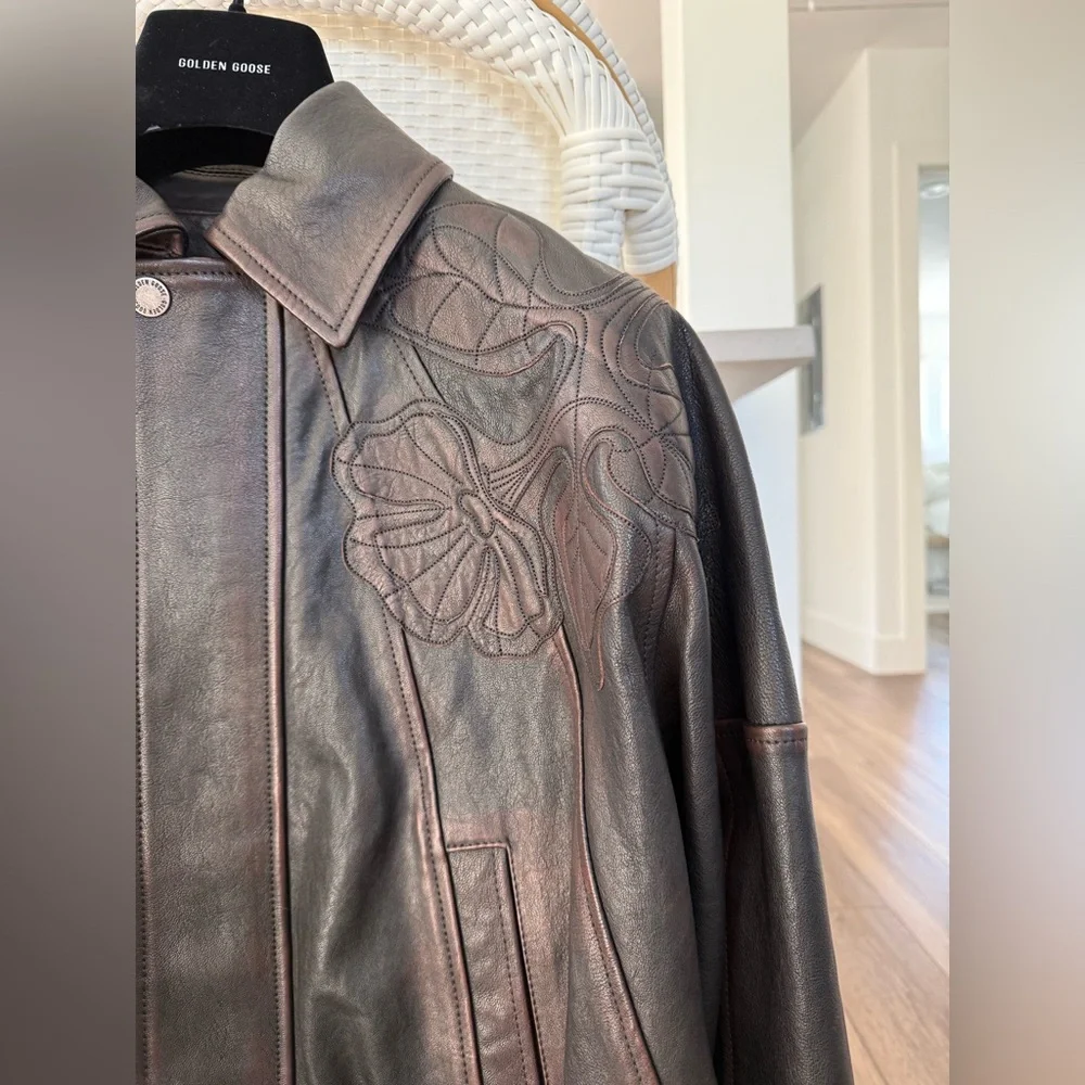 Golden Goose Leather Jacket - Picture 8 of 16